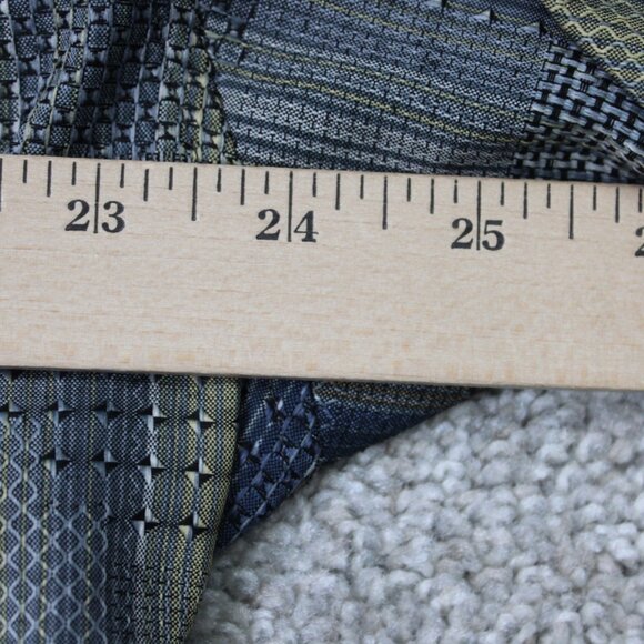 Haupt Shirt Mens 16 1/2, 41/42, Large Gray/Brown Striped Long Sleeve Button Up - Picture 10 of 12